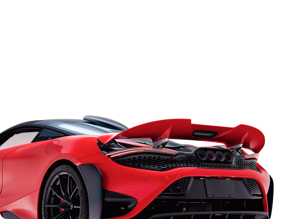 Red supercar